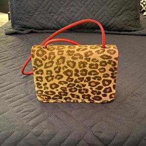 DONALD J PLINER SMALL CHEETAH CROSSBODY